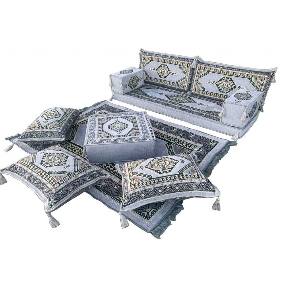 PALACE Imperial Grey 10-Piece Combo Living Room Set
