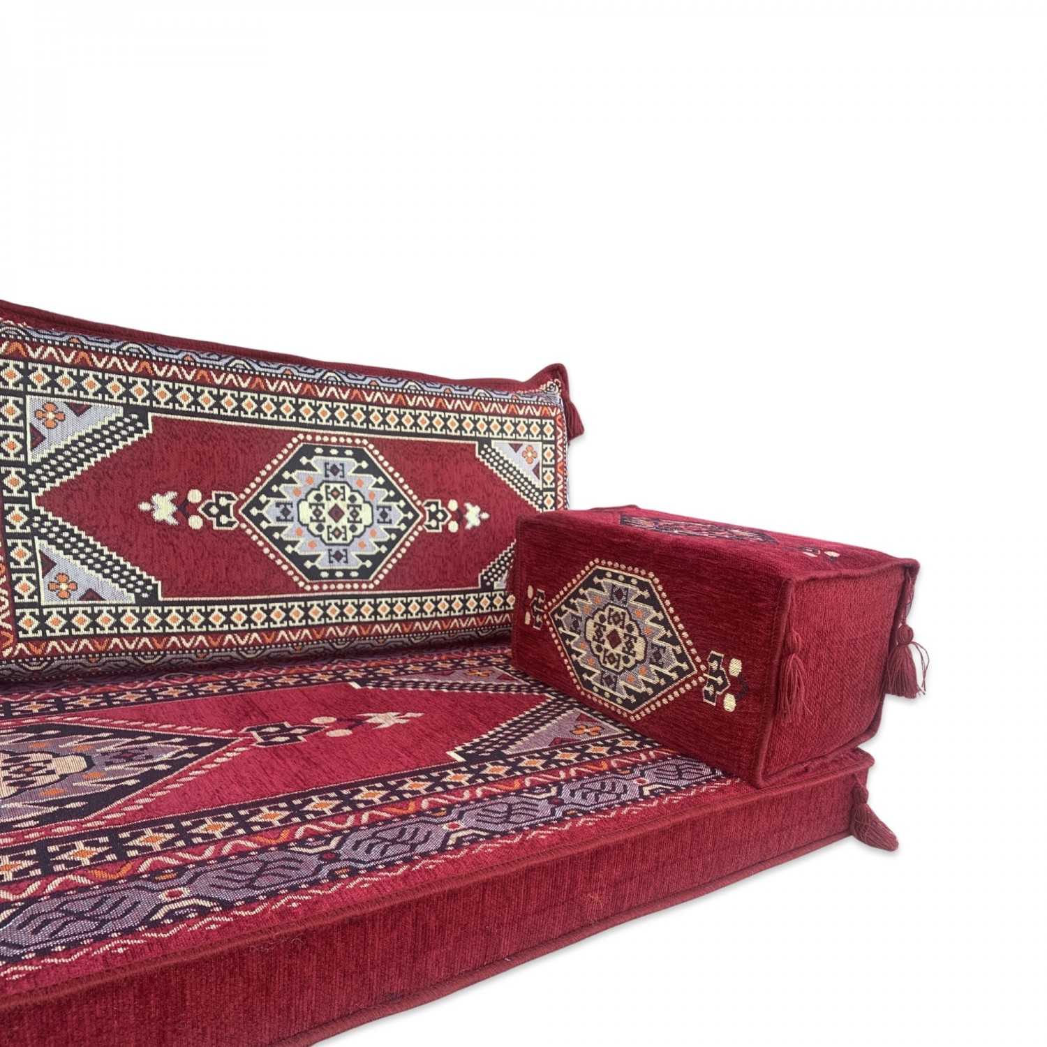 PALACE Imperial Burgundy 10-Piece Combo Living Room Set