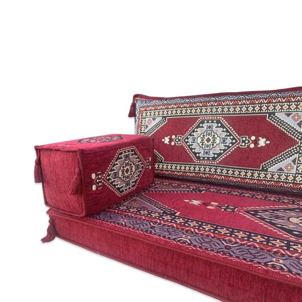 PALACE Imperial Burgundy 10-Piece Combo Living Room Set