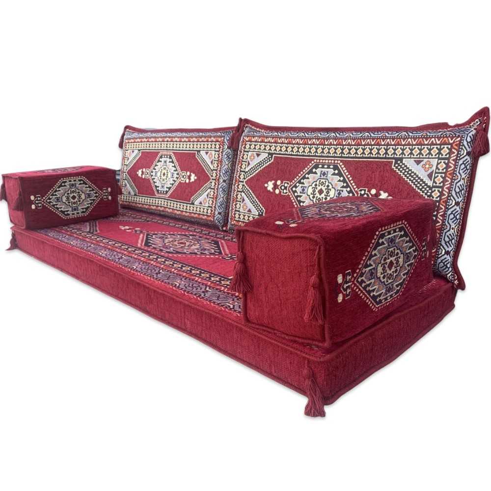 PALACE Imperial Burgundy 10-Piece Combo Living Room Set