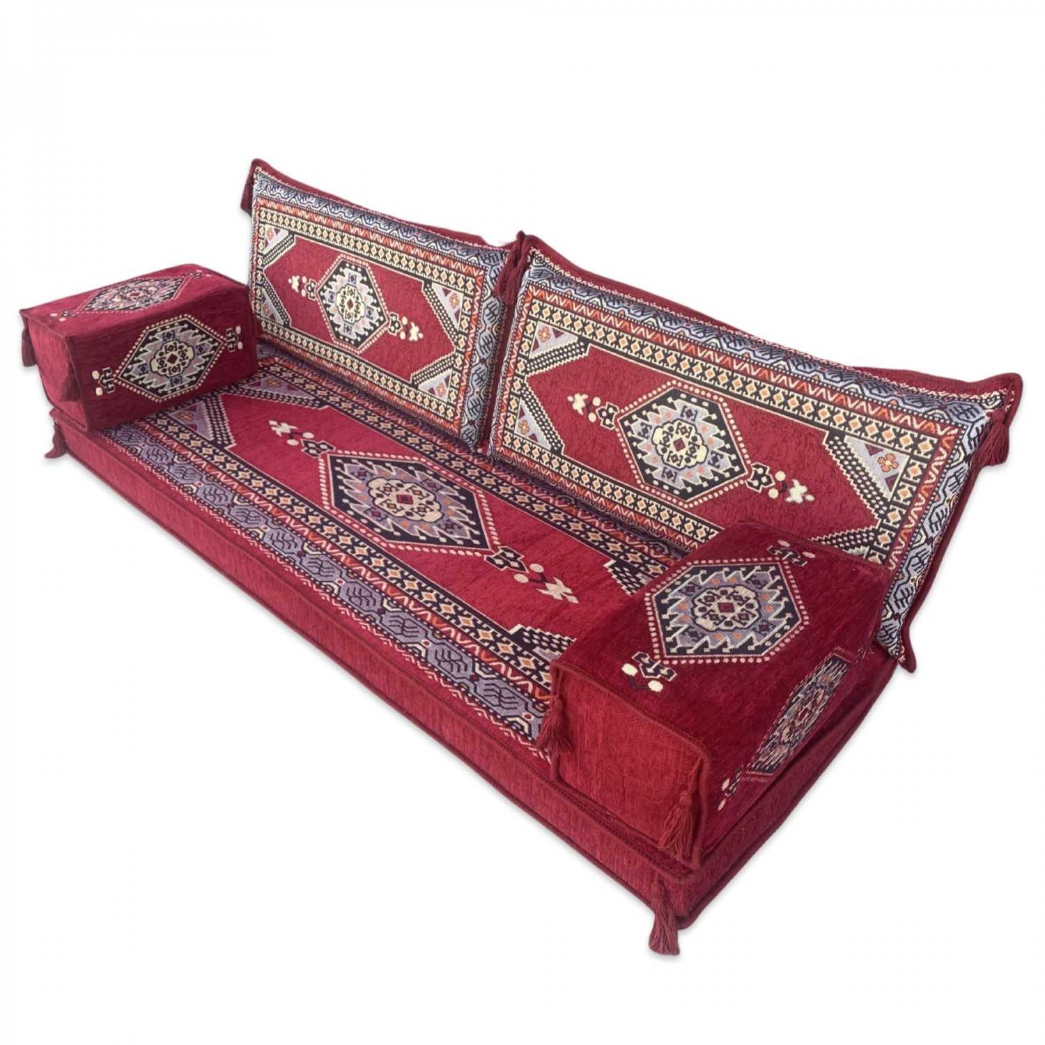 PALACE Imperial Burgundy 10-Piece Combo Living Room Set