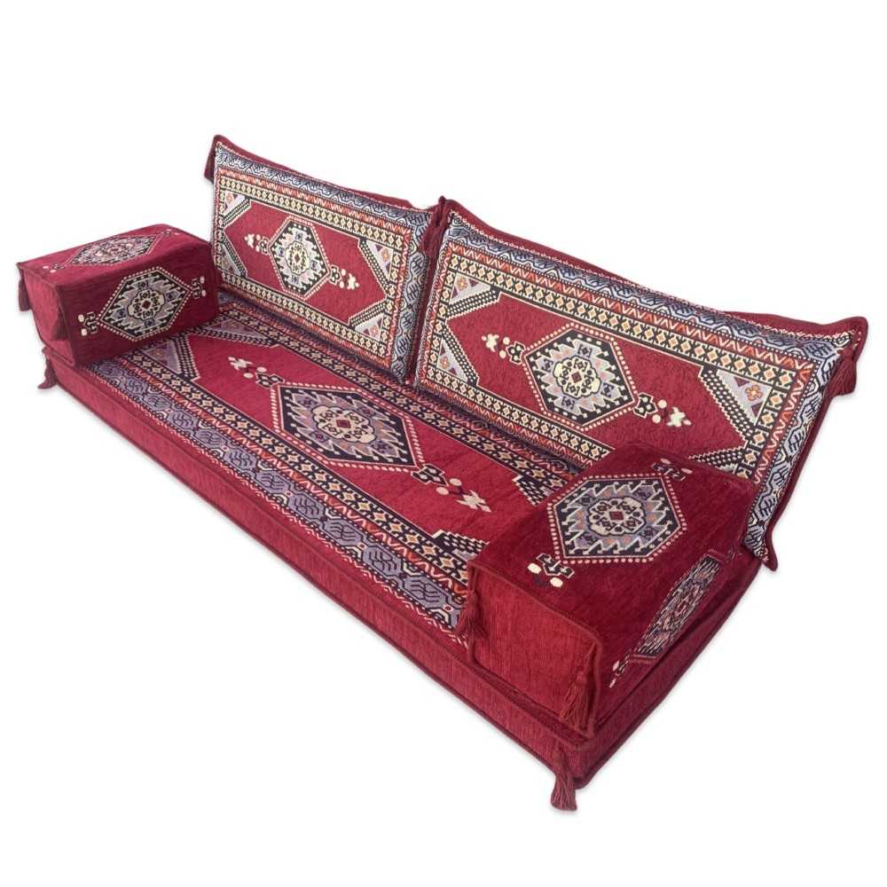 PALACE Imperial Burgundy 10-Piece Combo Living Room Set