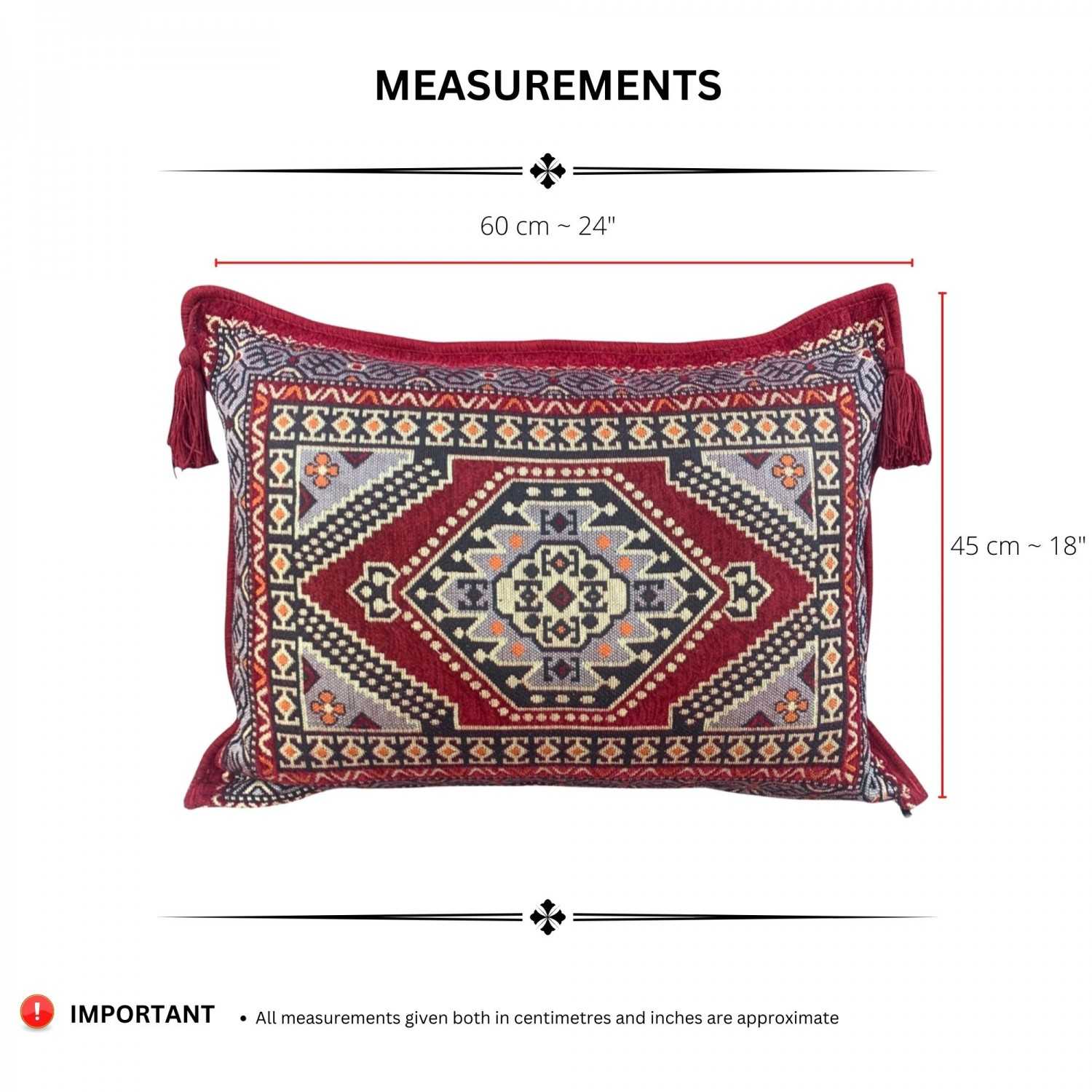 PALACE 60 x 45 cm Large Kilim Pillow