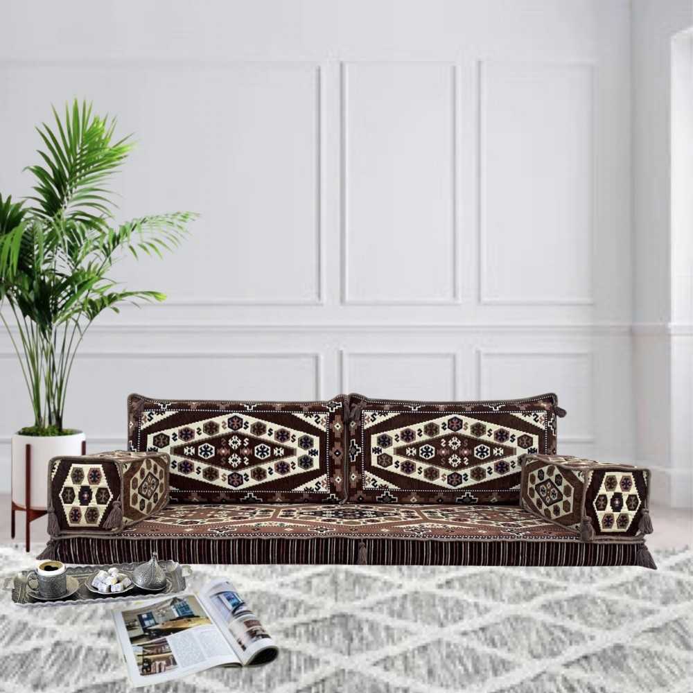 NOMAD Three Seater Majlis Floor Sofa Set