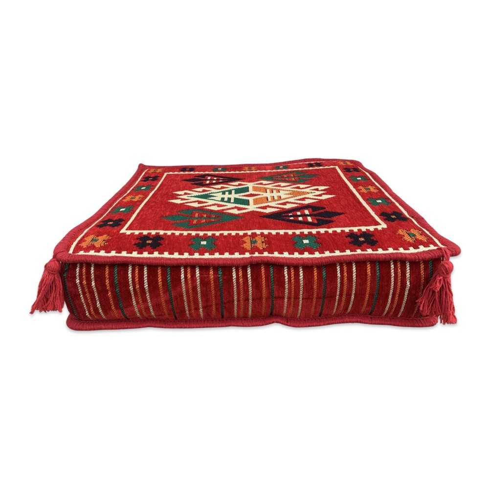 BELKIS 50 x 50 cm Kilim Floor Cushion Cover