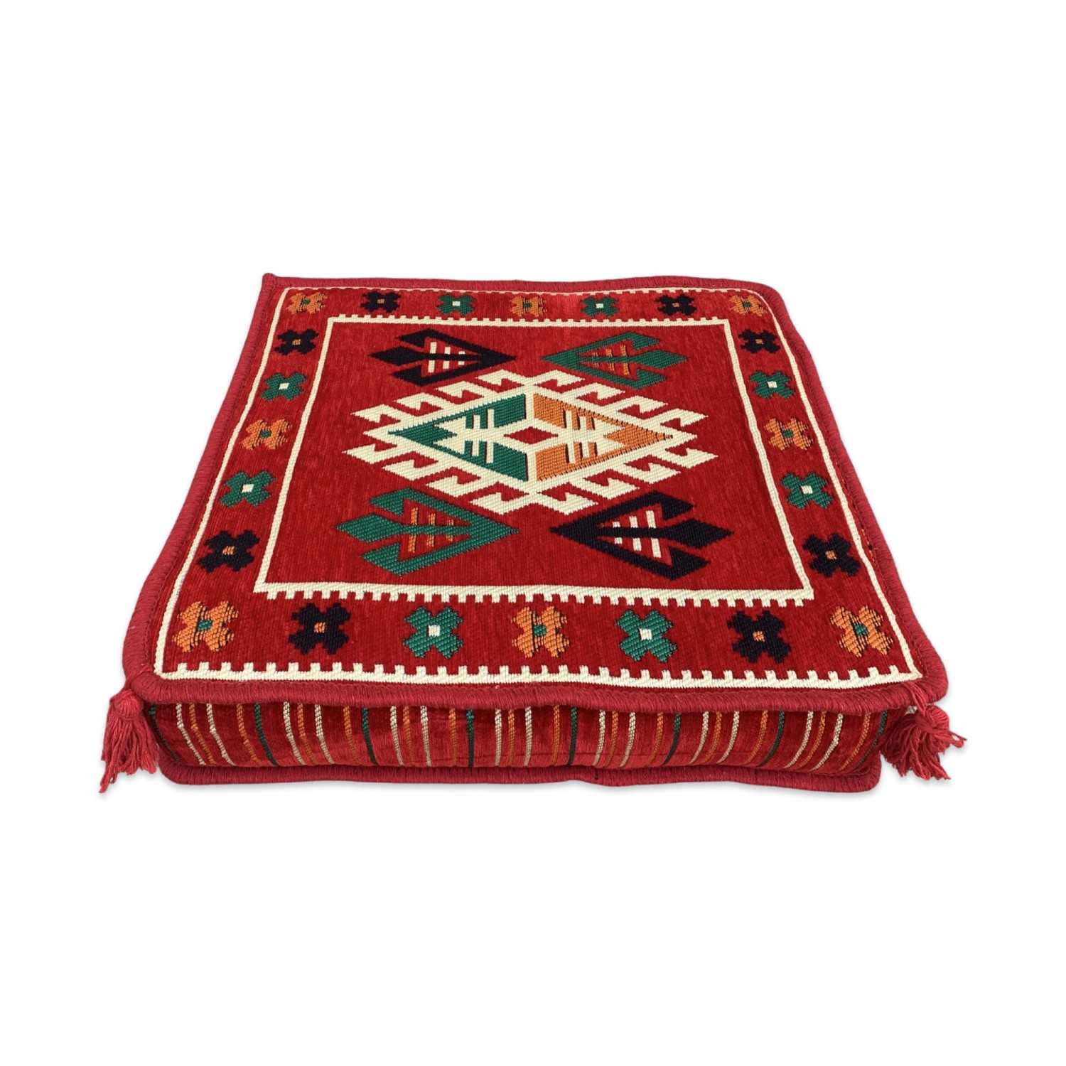 BELKIS 50 x 50 cm Kilim Floor Cushion Cover