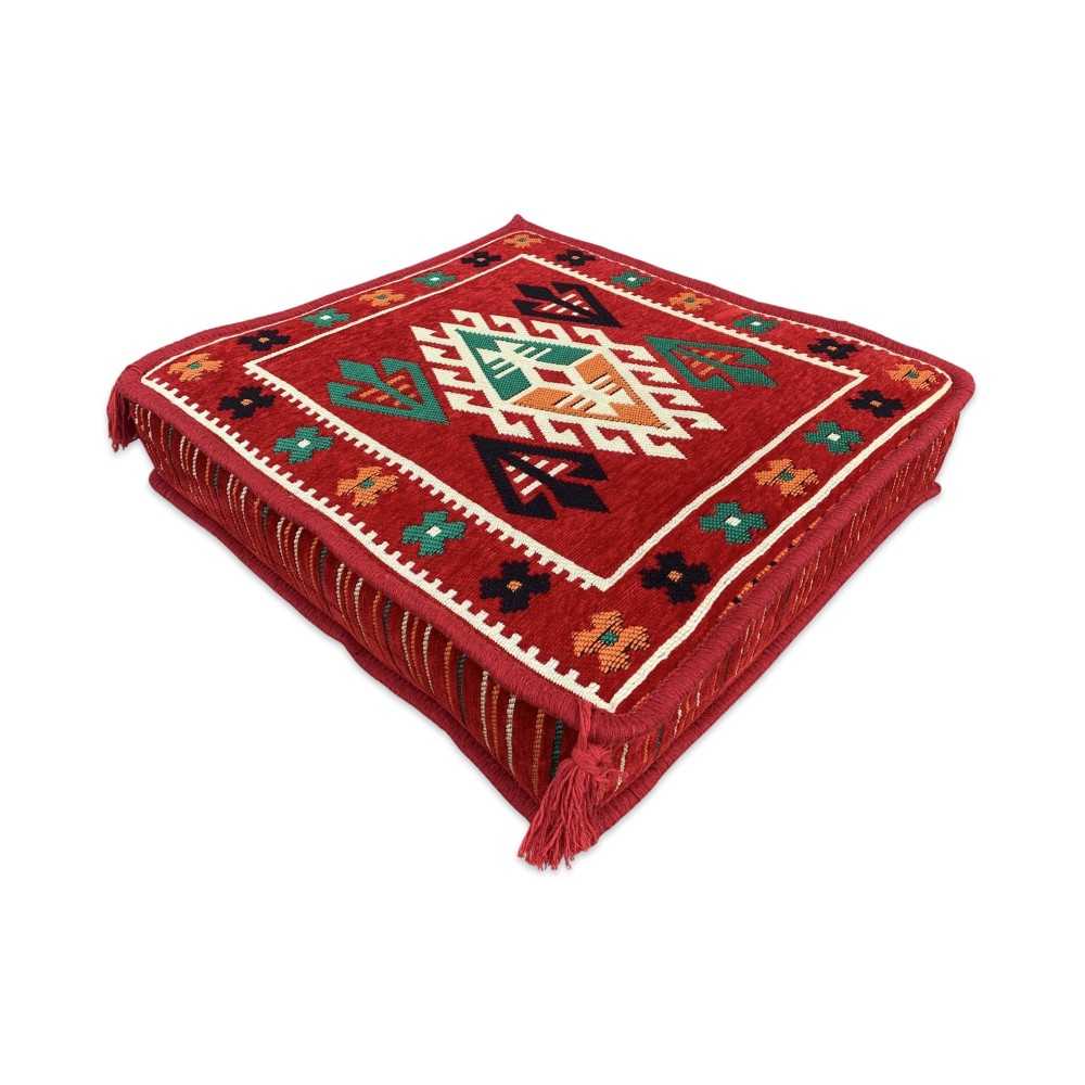 BELKIS 50 x 50 cm Kilim Floor Cushion Cover