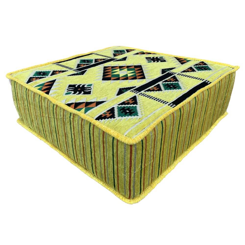 KILIM 60 x 60 cm Square Pouffe