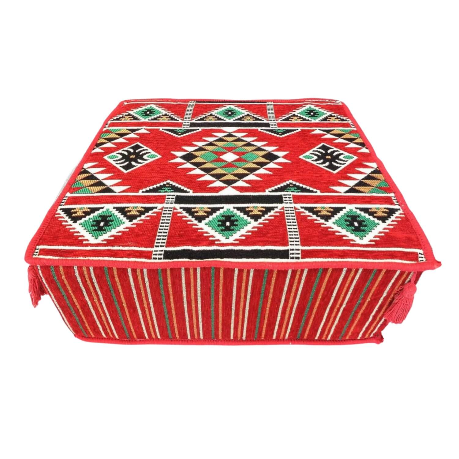 KILIM 60 x 60 cm Square Pouffe