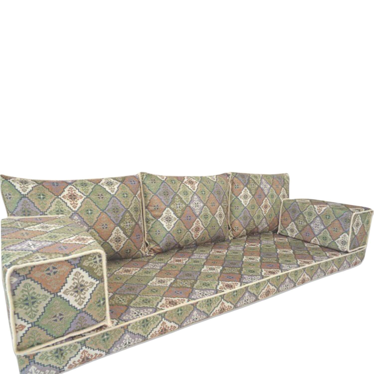 SERENITY Three Seater Majlis Floor Sofa Set