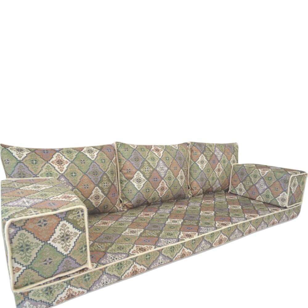 SERENITY Three Seater Majlis Floor Sofa Set