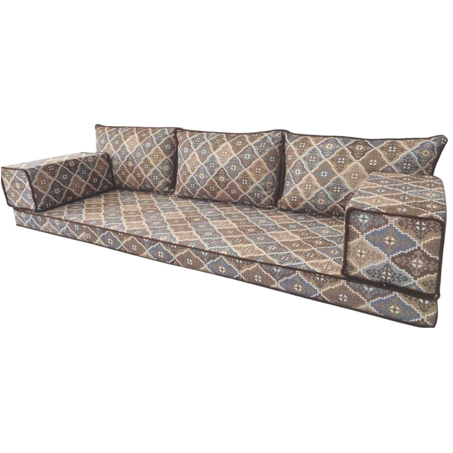 SERENITY Three Seater Majlis Floor Sofa Set