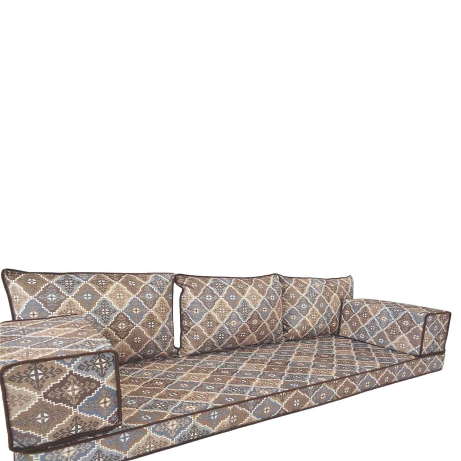 SERENITY Three Seater Majlis Floor Sofa Set