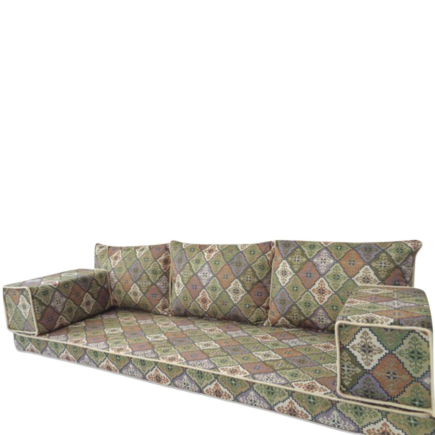SERENITY Three Seater Majlis Floor Sofa Set