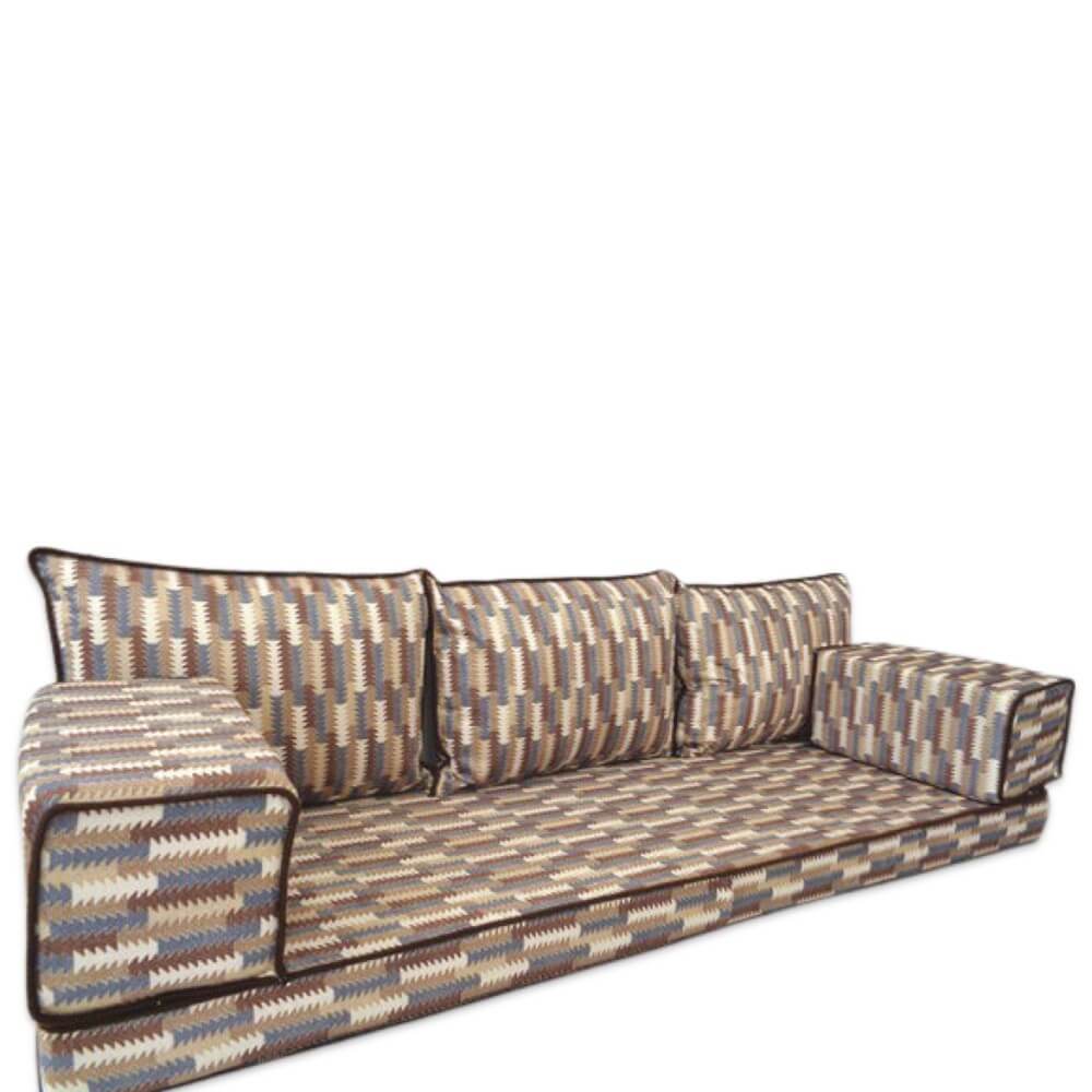 ARROWS Three Seater Majlis Floor Sofa Set