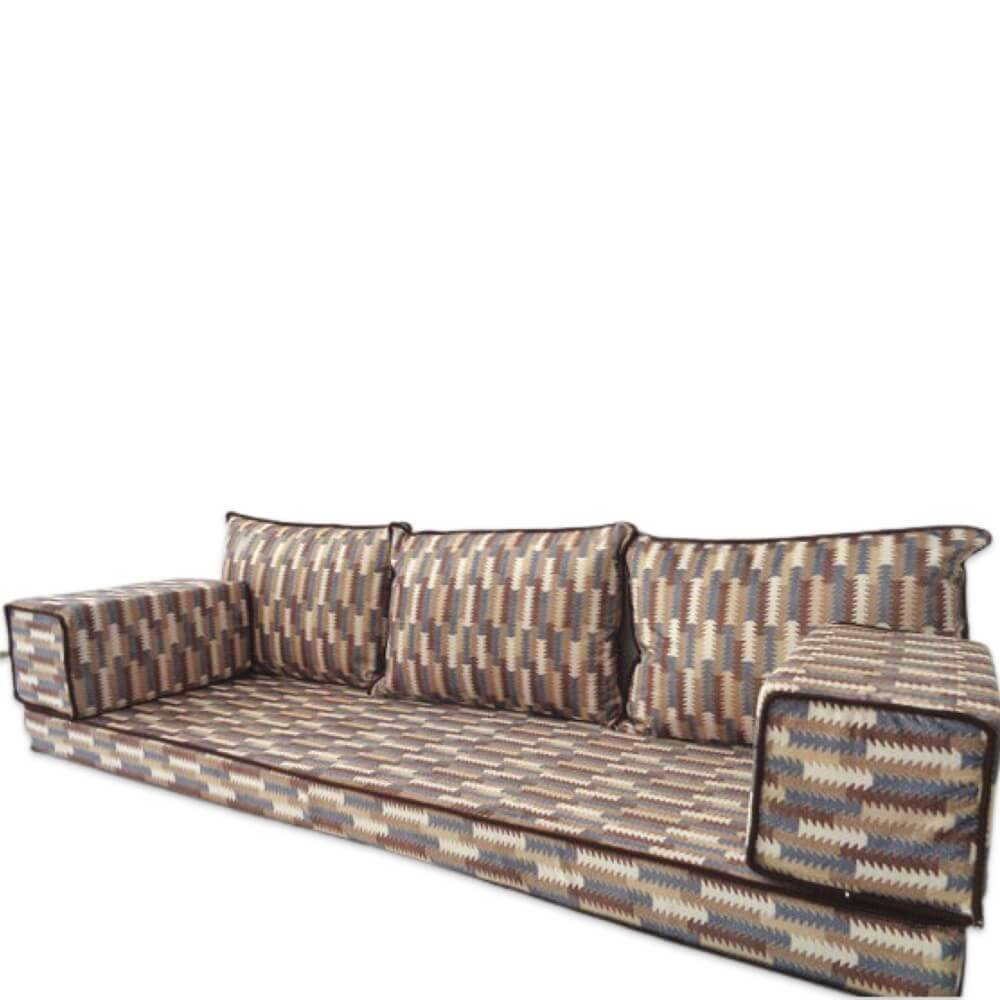 ARROWS Three Seater Majlis Floor Sofa Set