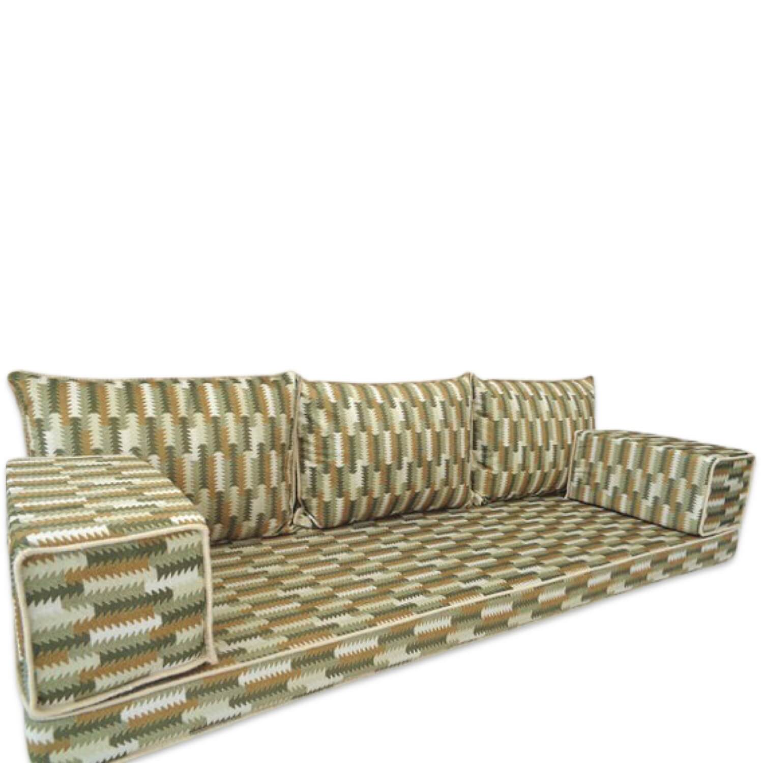 ARROWS Three Seater Majlis Floor Sofa Set