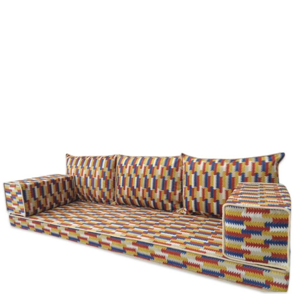 ARROWS Three Seater Majlis Floor Sofa Set