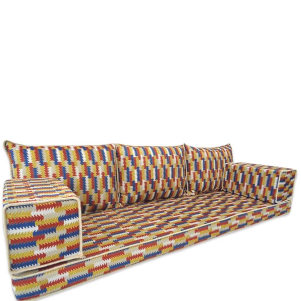 ARROWS Three Seater Majlis Floor Sofa Set