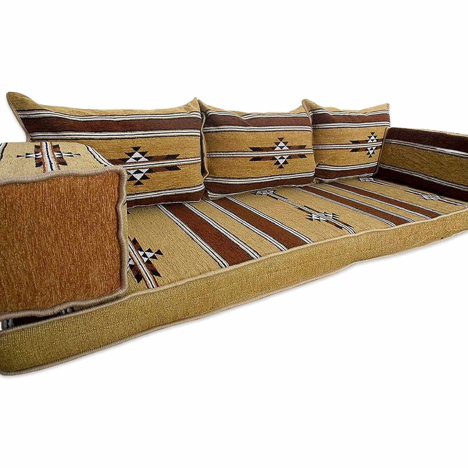 DAMASCUS Three Seater Majlis Sofa Floor Set