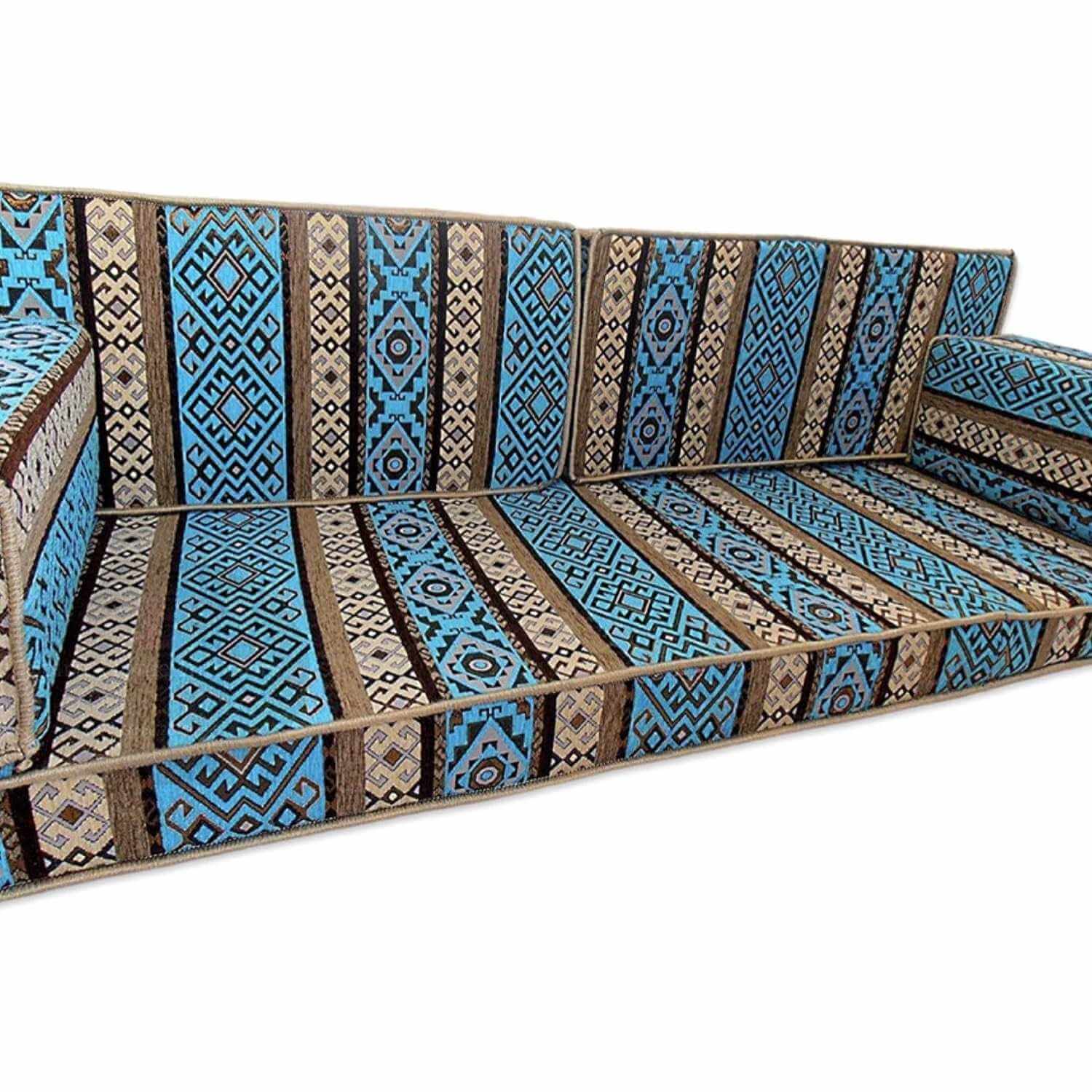 TROPICANA Three Seater Majlis Floor Sofa Set