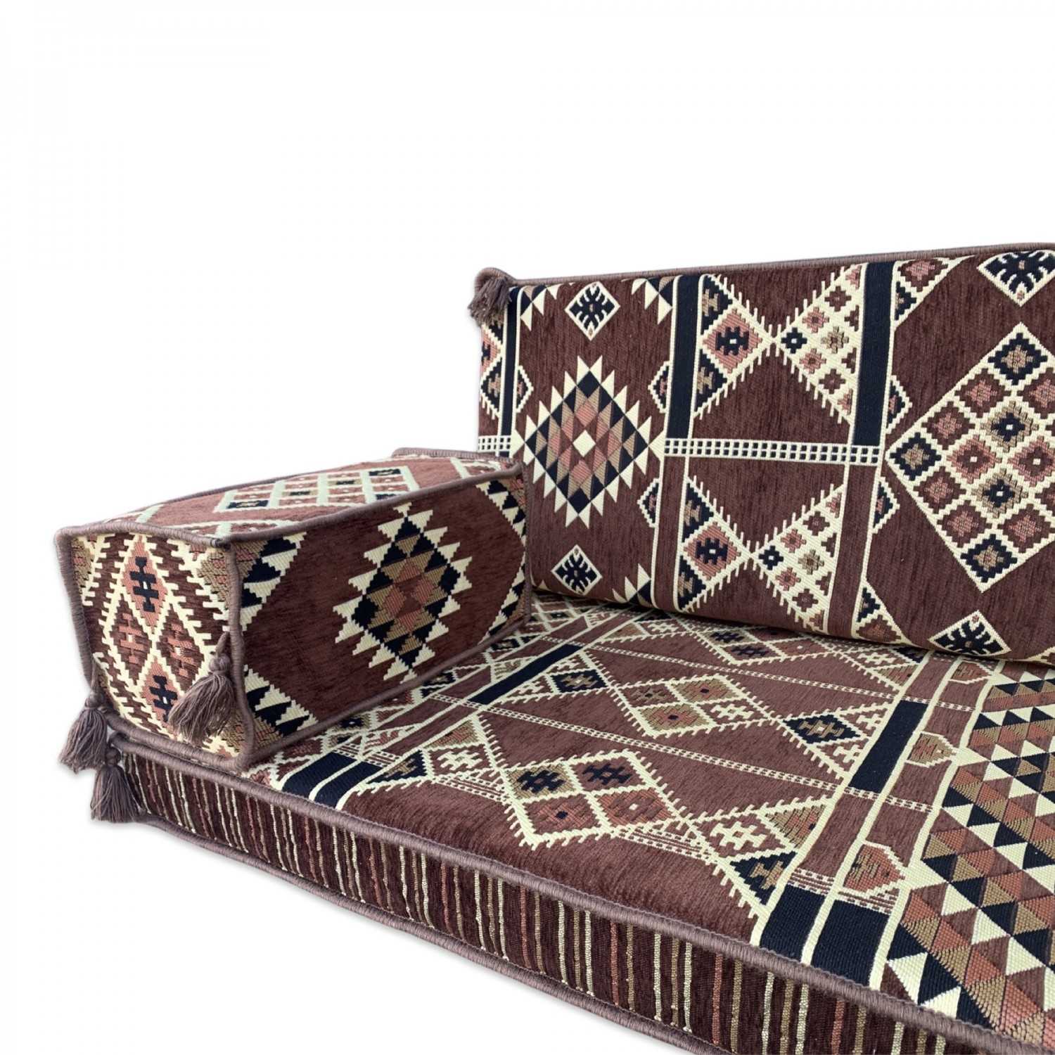 KILIM Three Seater Majlis Floor Sofa Set