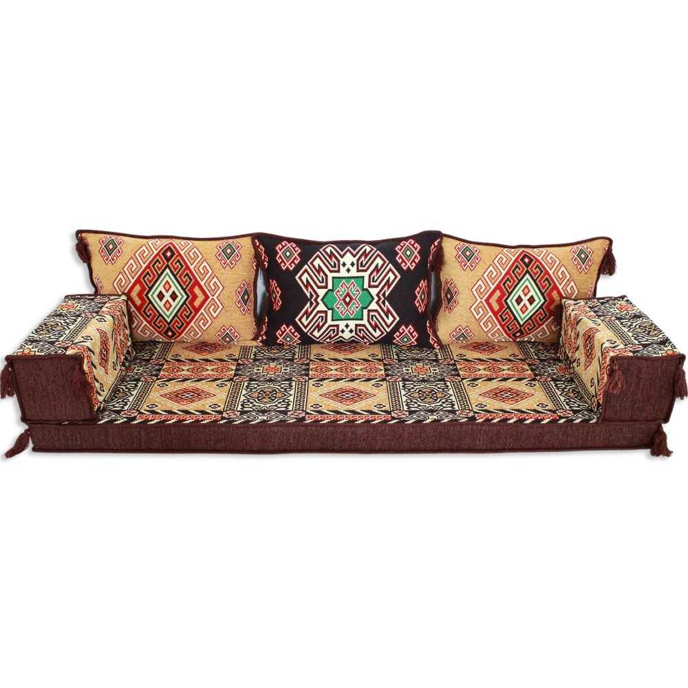 PERSIA Three Seater Majlis Floor Sofa Set