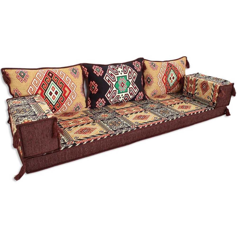 PERSIA Three Seater Majlis Floor Sofa Set
