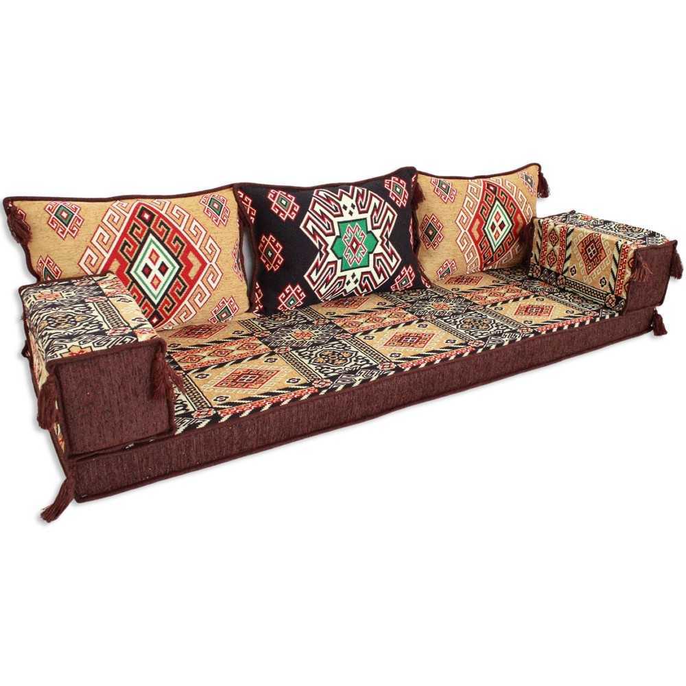 PERSIA Three Seater Majlis Floor Sofa Set