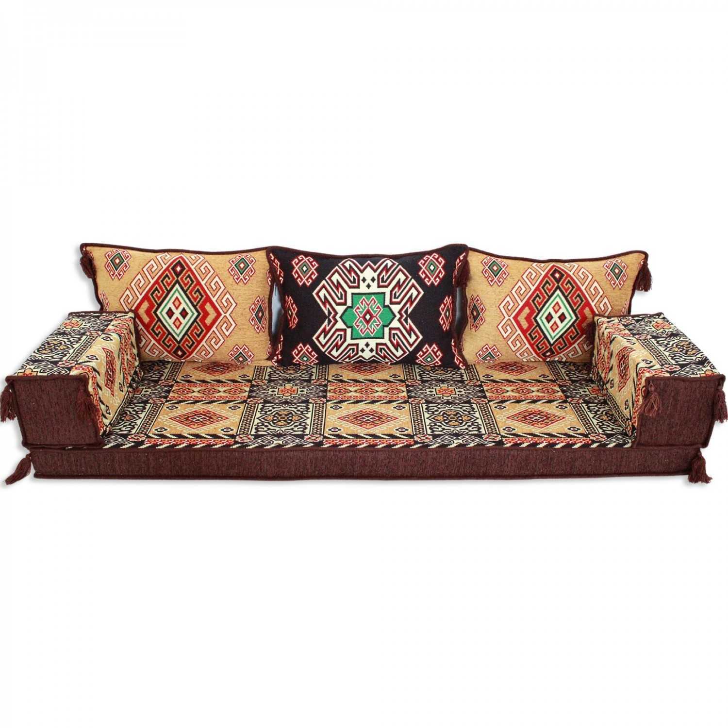 PERSIA Three Seater Majlis Floor Sofa Set