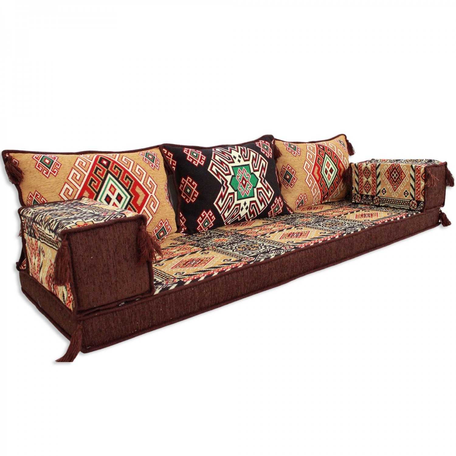 PERSIA Three Seater Majlis Floor Sofa Set