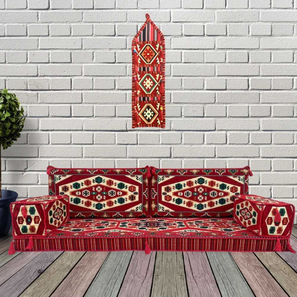 ANATOLIA Kilim Wall Hanging Tapestry - Red