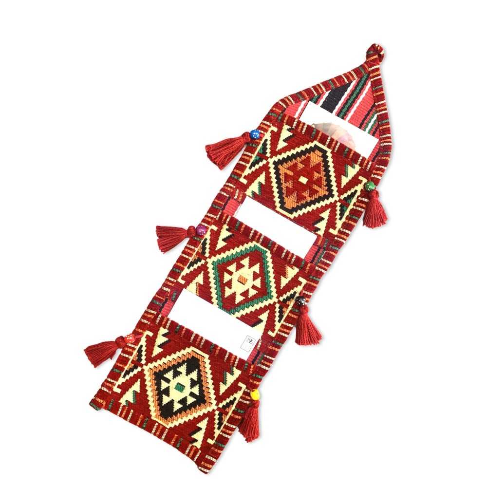 ANATOLIA Kilim Wall Hanging Tapestry - Red
