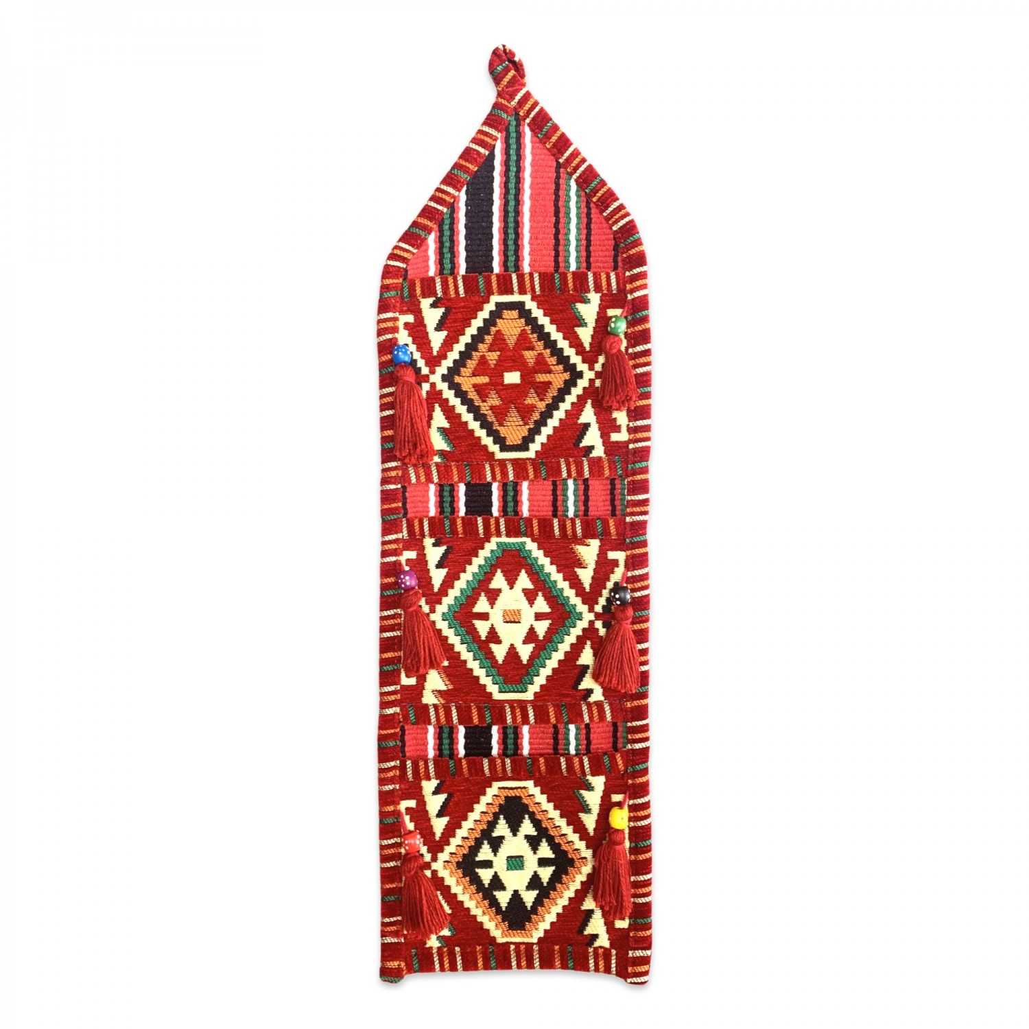 ANATOLIA Kilim Wall Hanging Tapestry - Red