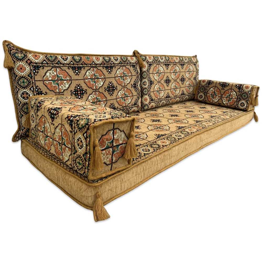 BUKHARA Three Seater Majlis Floor Sofa Set