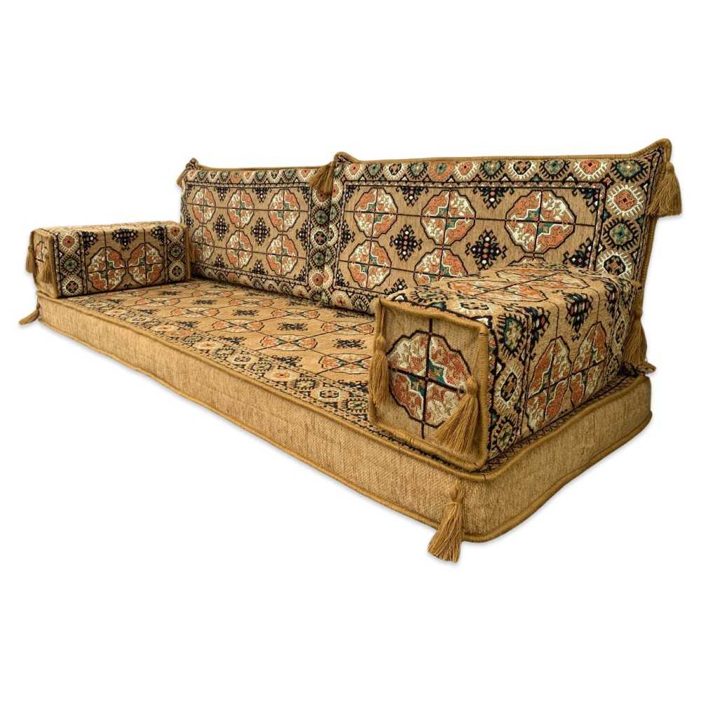 BUKHARA Three Seater Majlis Floor Sofa Set