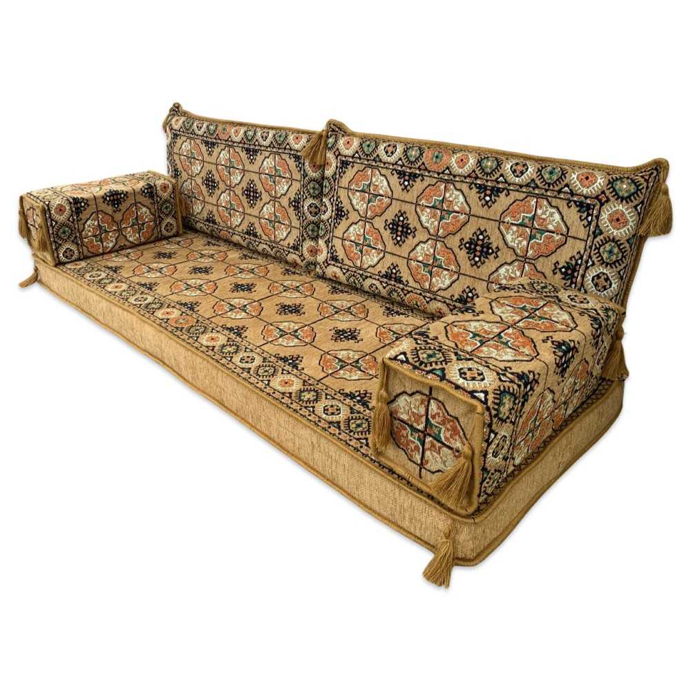 BUKHARA Three Seater Majlis Floor Sofa Set