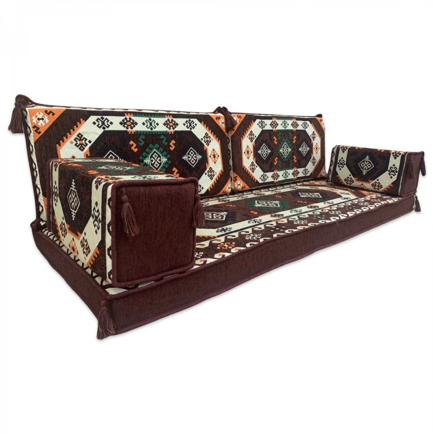 SAMARKAND Three Seater Majlis Floor Sofa Set