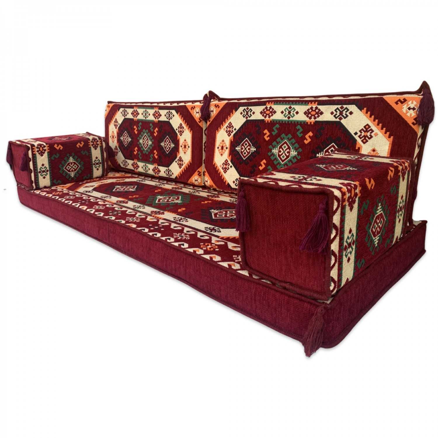 SAMARKAND Three Seater Majlis Floor Sofa Set