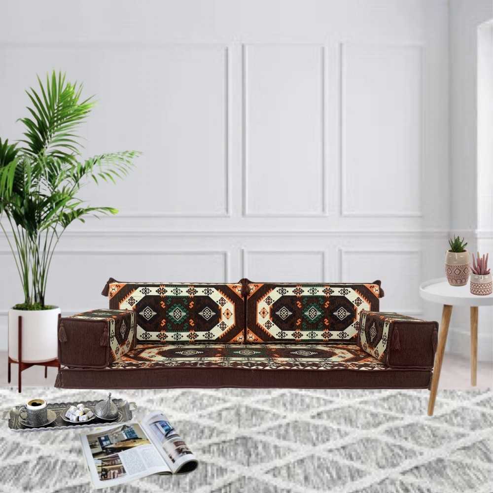 SAMARKAND Three Seater Majlis Floor Sofa Set