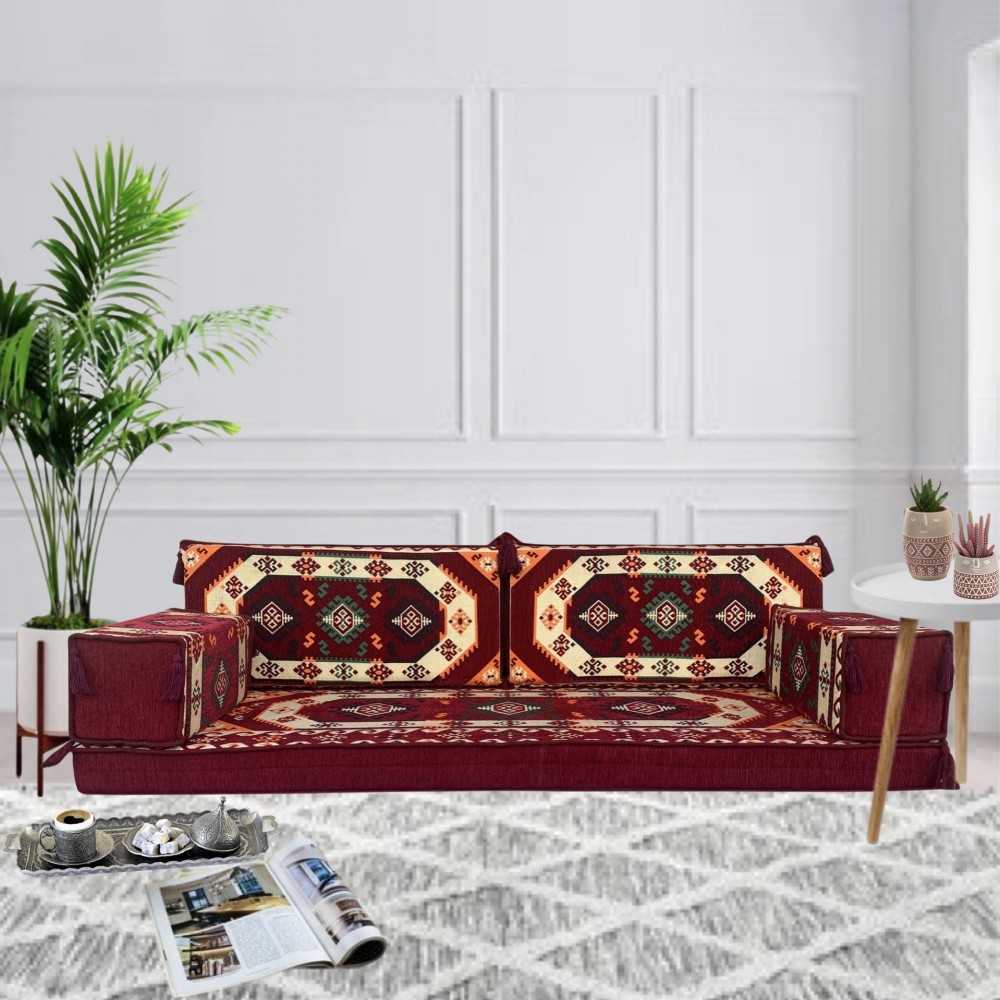 SAMARKAND Three Seater Majlis Floor Sofa Set