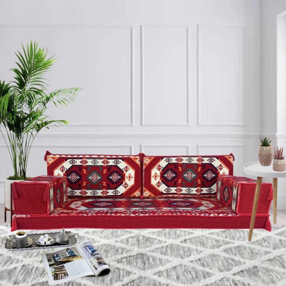 SAMARKAND Three Seater Majlis Floor Sofa Set