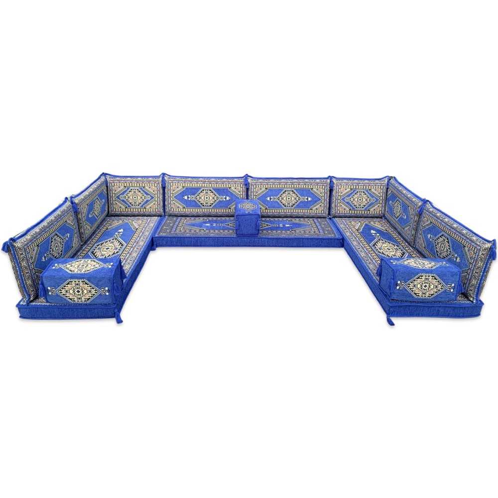 PALACE 16-Piece Modular U-Shaped Floor Sofa Set