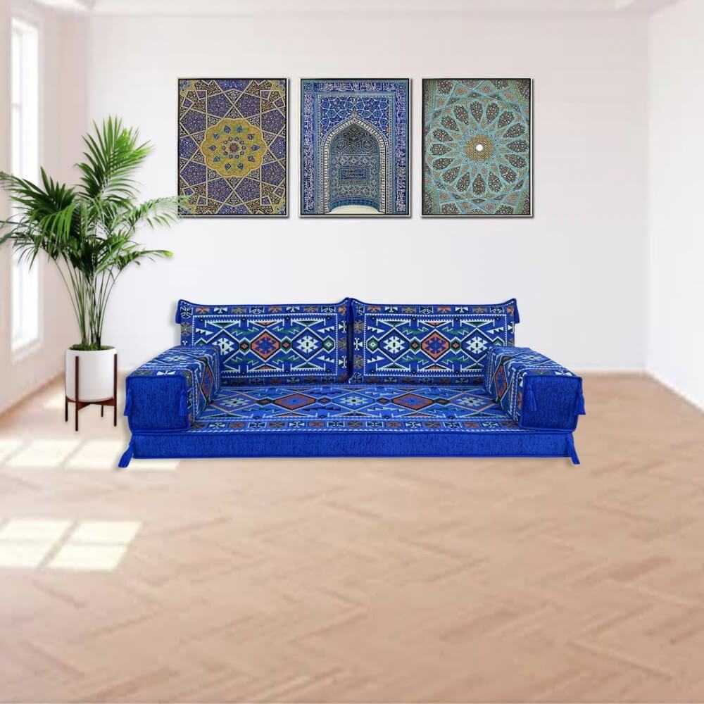 ANATOLIA Three Seater Majlis Floor Sofa Set