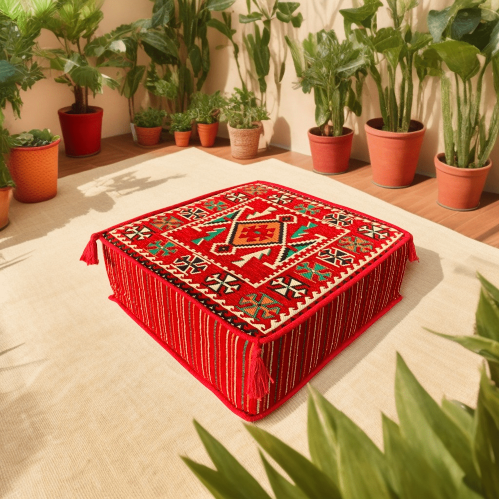 ANATOLIA 60 x 60 cm Square Pouffe