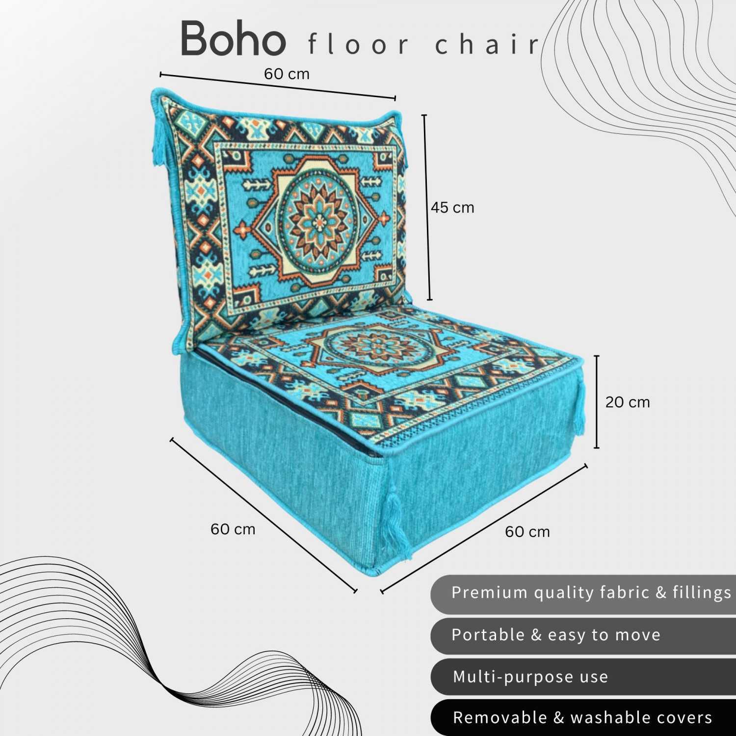 ATLANTIS Pouffe Lounge Chair