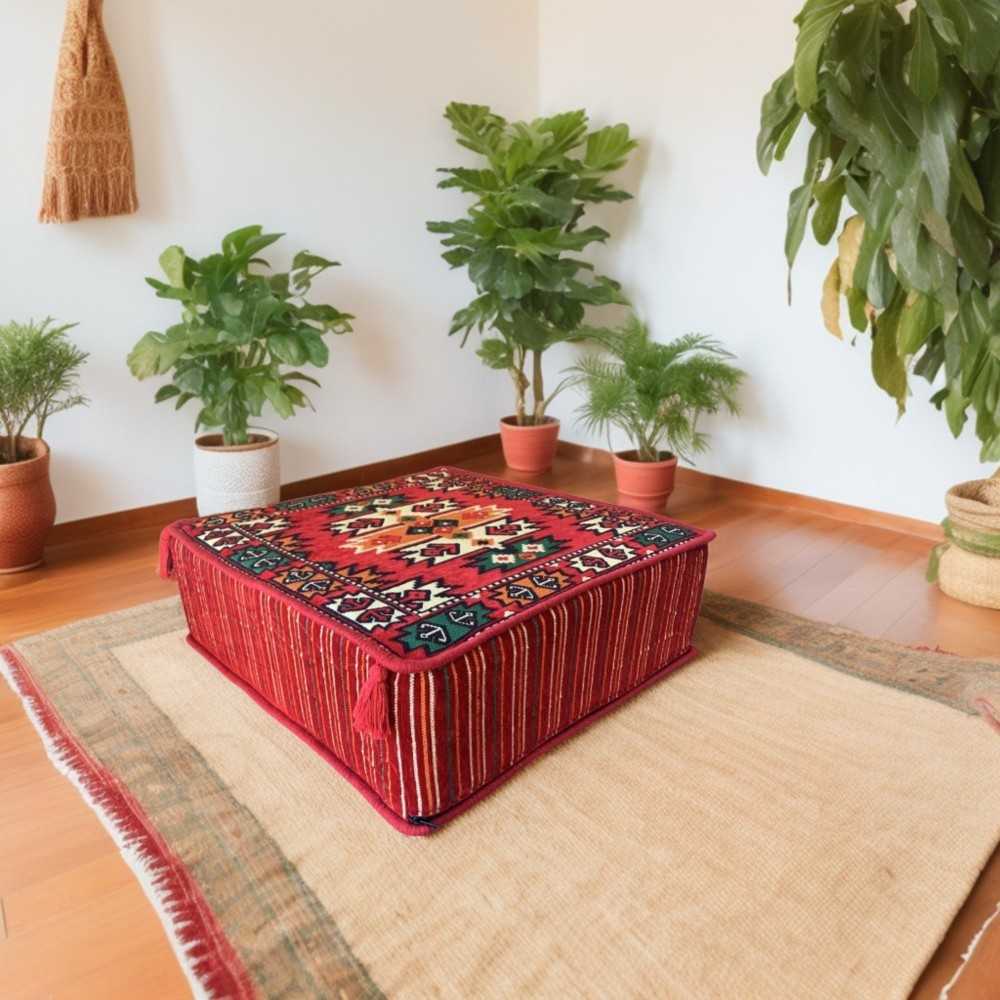 APACHE 60 x 60 cm Square Pouffe