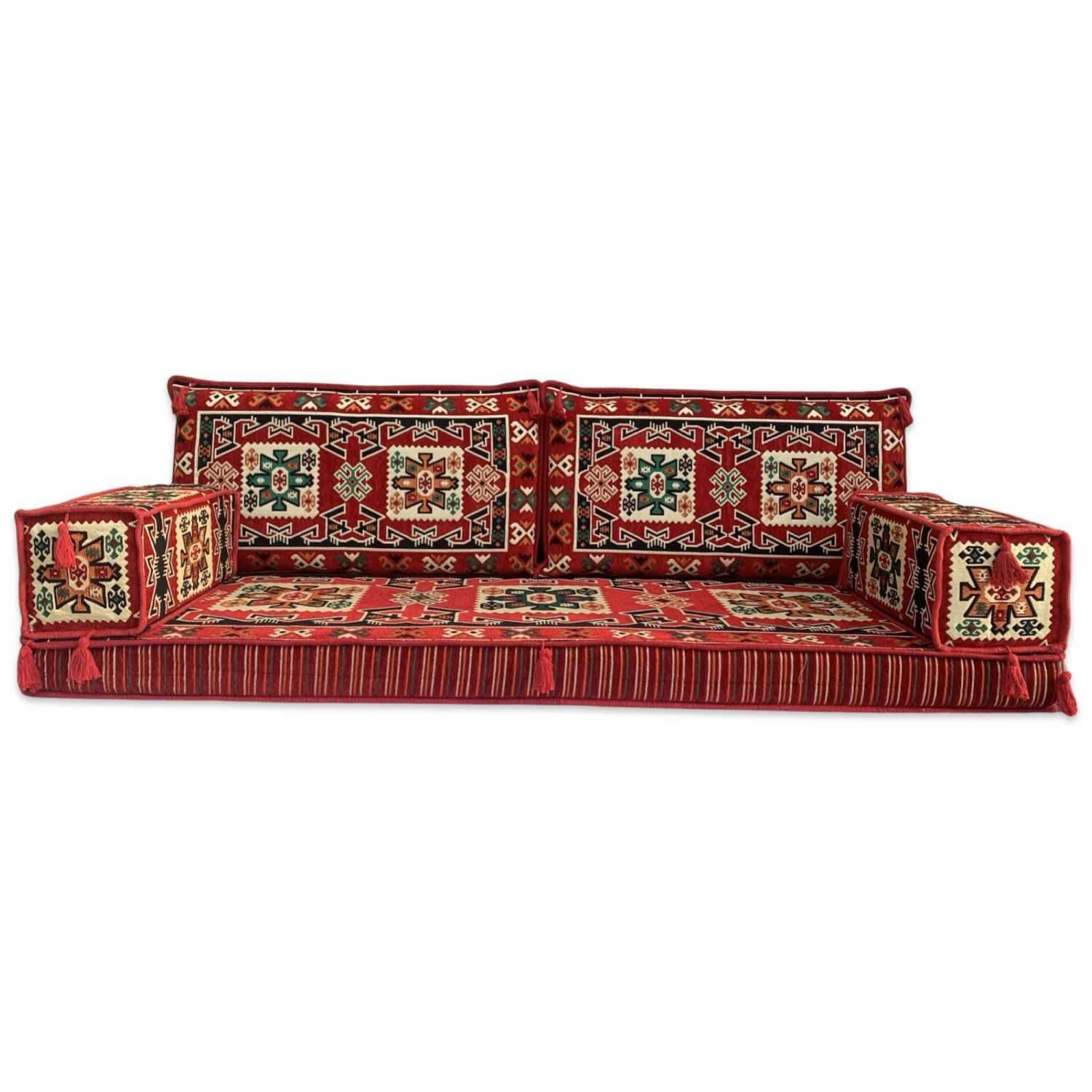 PERGAMON Three Seater Majlis Floor Sofa Set