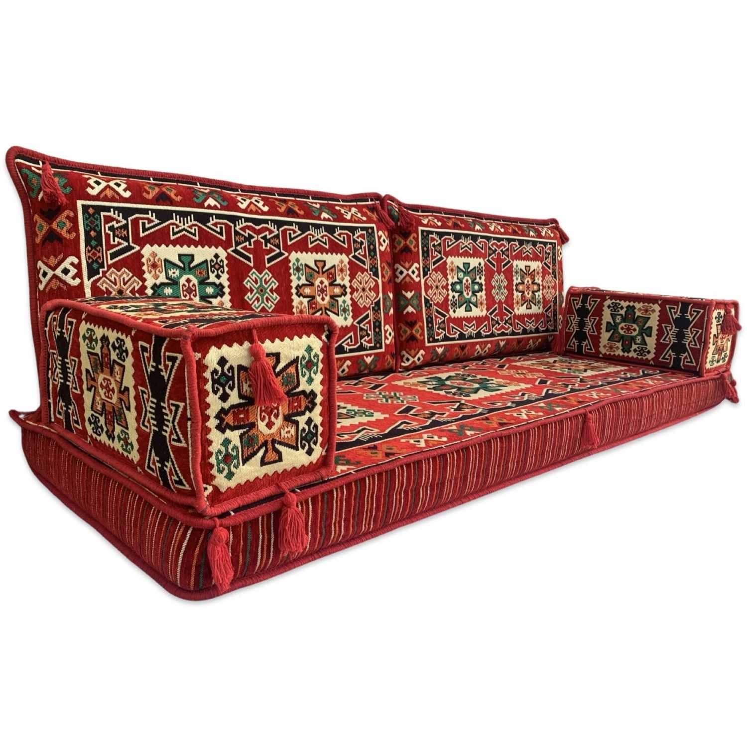 PERGAMON Three Seater Majlis Floor Sofa Set