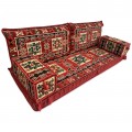 PERGAMON Three Seater Majlis Floor Sofa Set